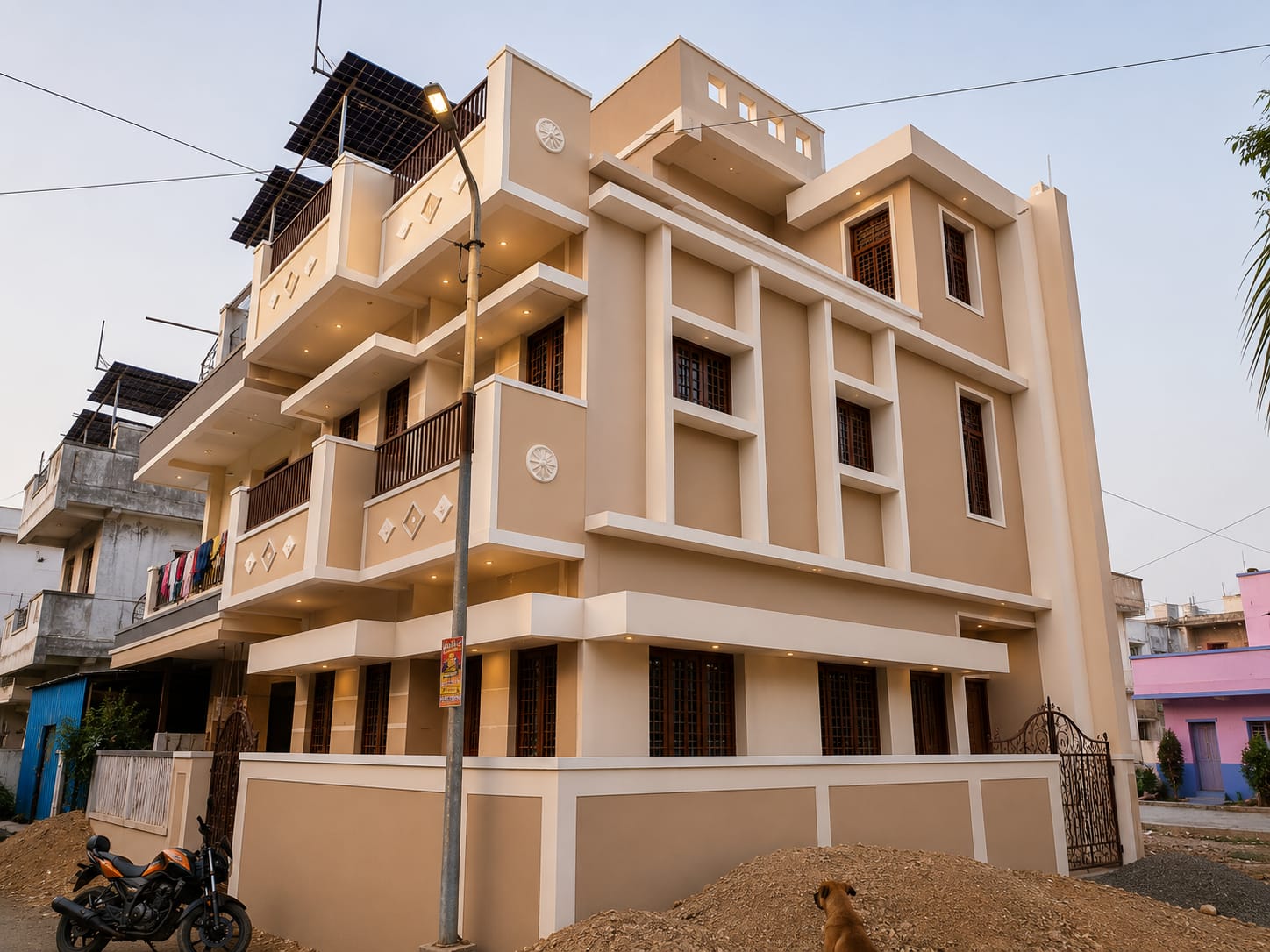 After construction